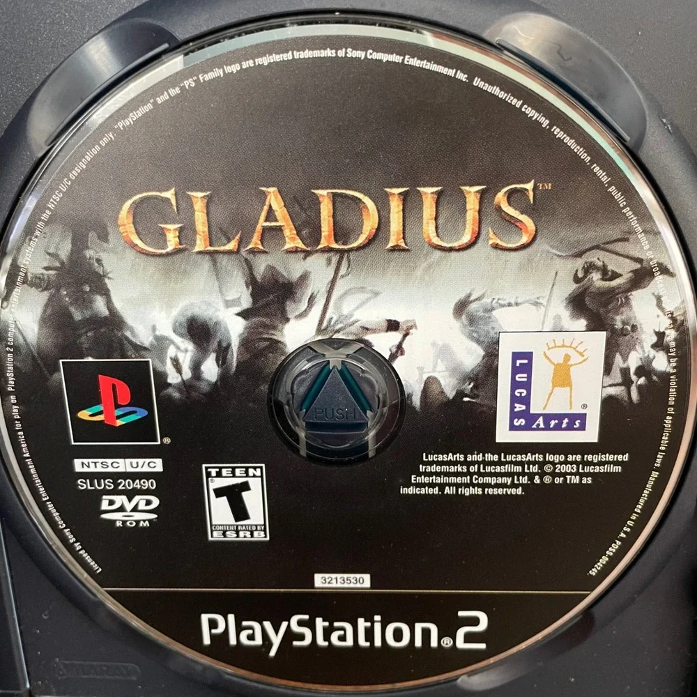 Gladius‎ Sony PlayStation 2 PS2 Game CIB Tested Manual Reg Card RPG